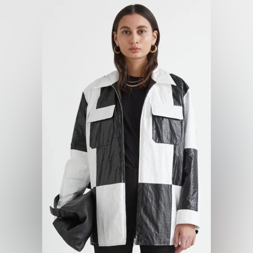 & Other Stories Black and White Jacket